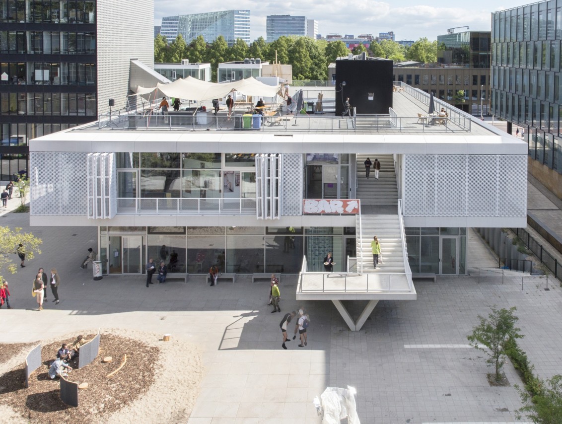 New building Gerrit Rietveld Academie and Sandberg Instituut