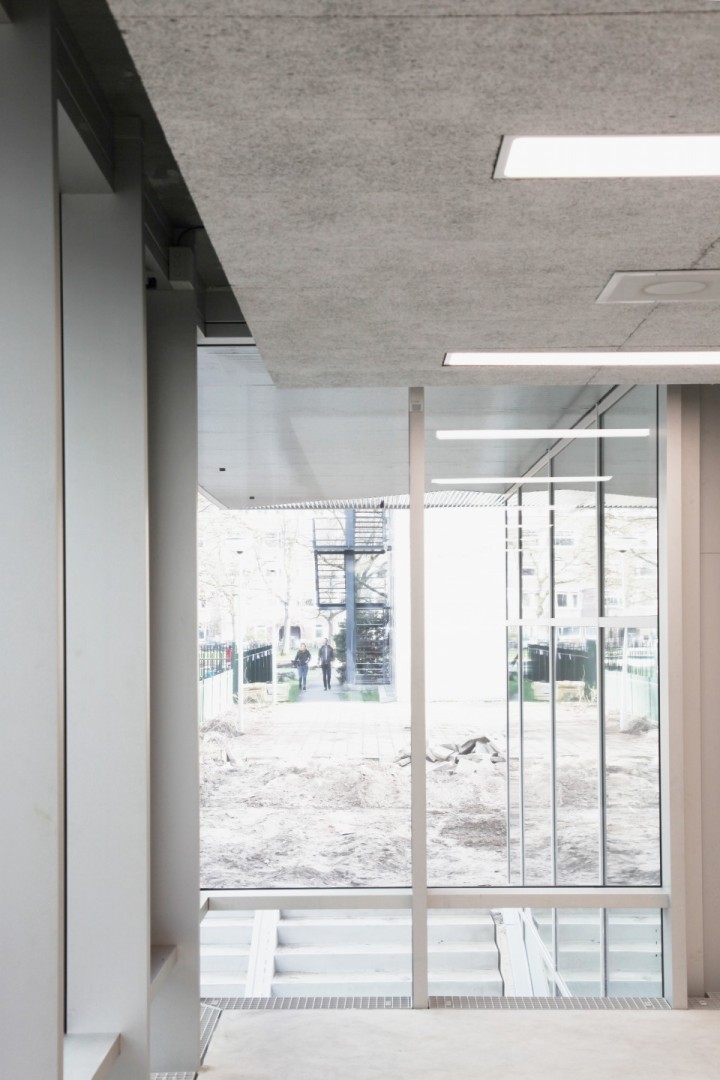 New building Gerrit Rietveld Academy and Sandberg Institute